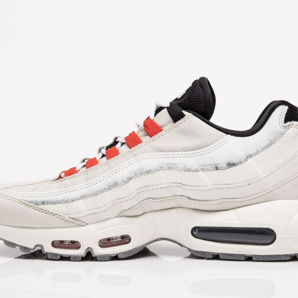Nike Air Max 95 SE ( Light Bone/Habanero Red). Brand New. Mens Size: 9.5 - 12. - Picture 2 of 10